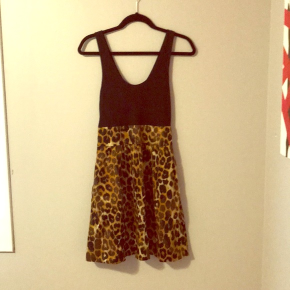 Express leopard pocket dress - Picture 1 of 4